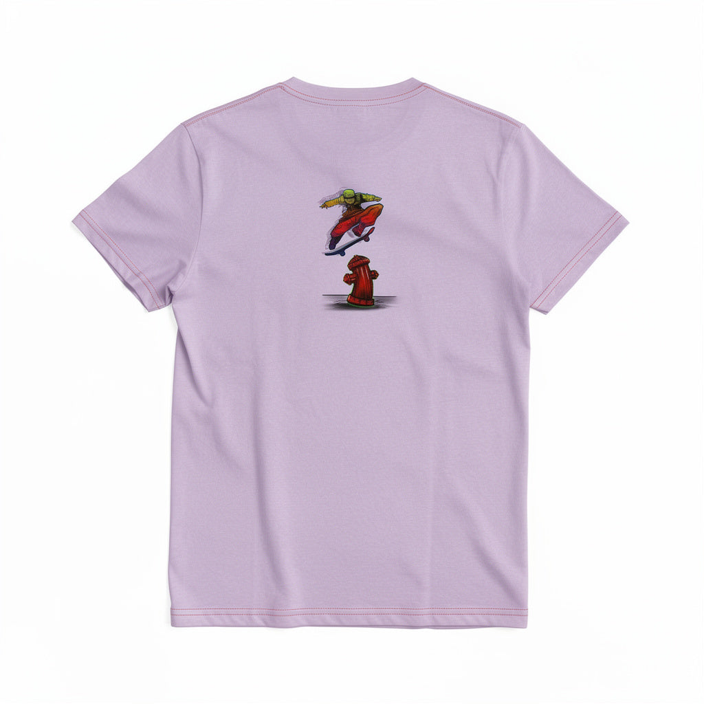 Skater Unisex T-Shirt in Light Weight Cotton