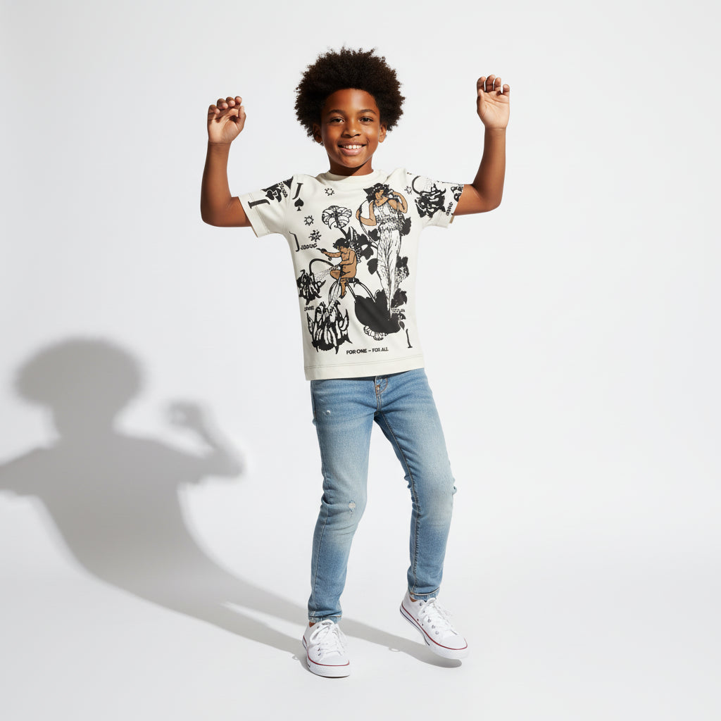 Madonna & Child Midweight Cotton Fleece T-shirt