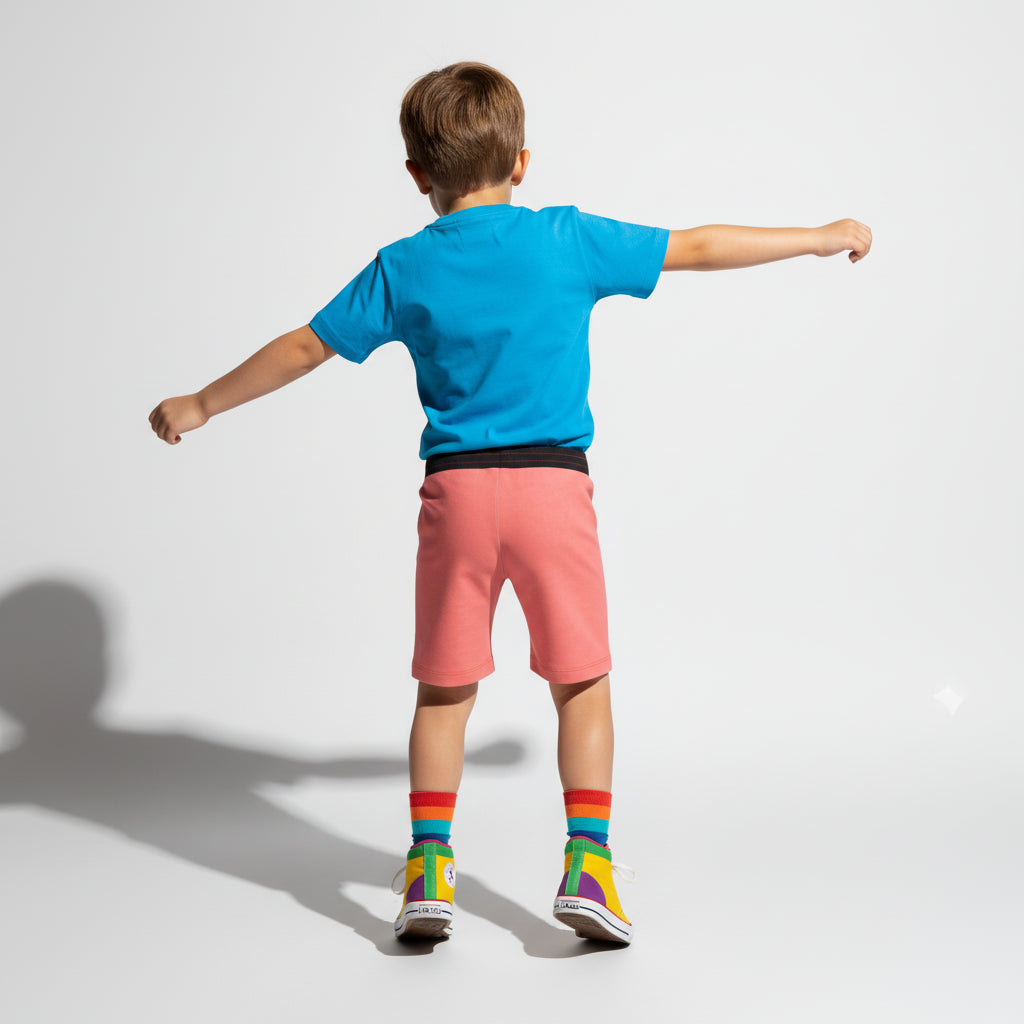 Octopus Shorts – Children's Knit Shorts in 100% Cotton Fleece