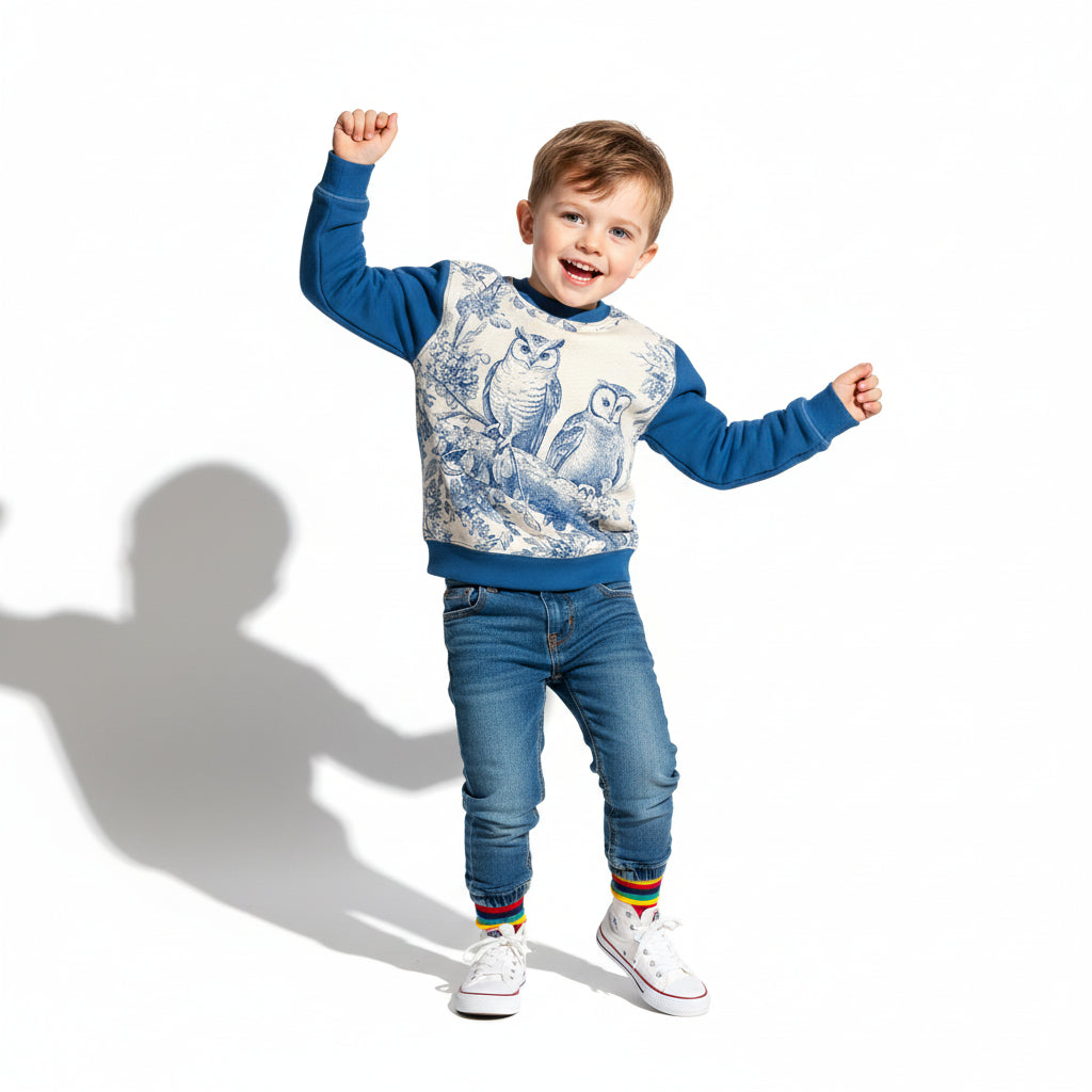 Woodland Wisdom Sweatshirt in Toile Classic