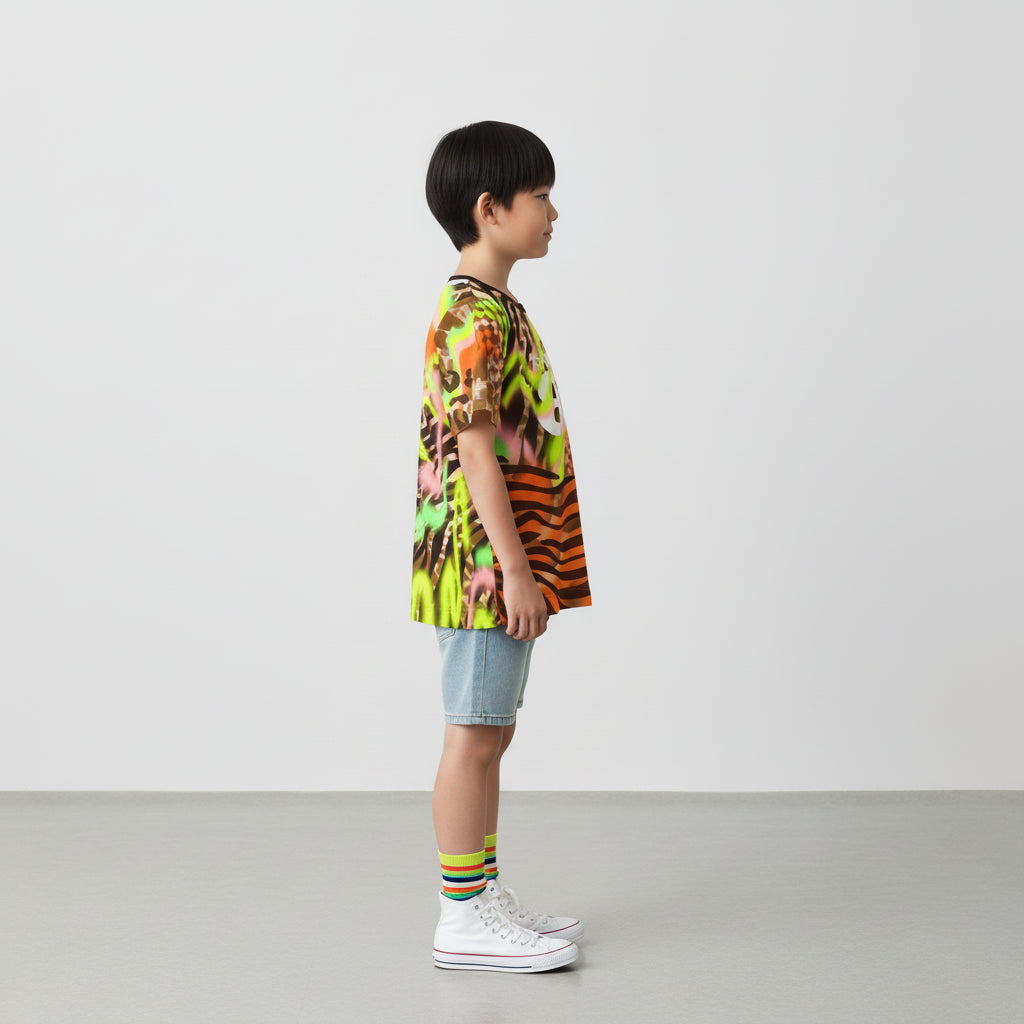 Kid's Wild Animal Scribble T-Shirt