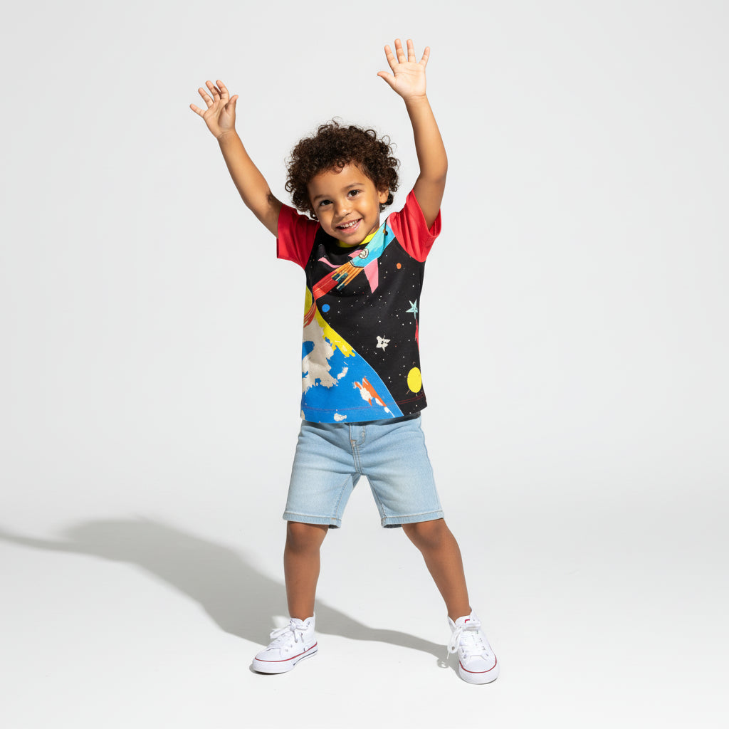 Retro Rocket Tee - Children's T-Shirt