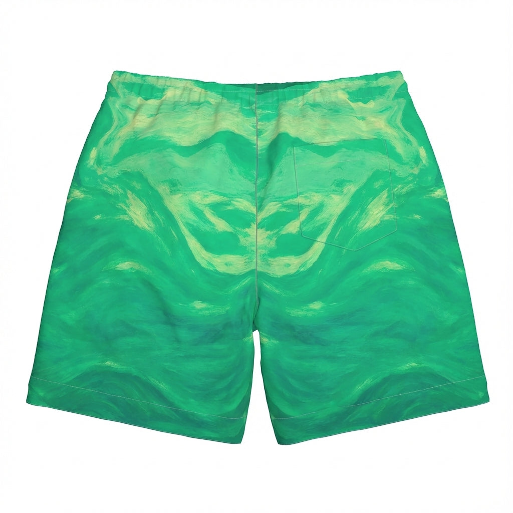 Board Shorts (7" Inseam) – 100% Lightweight Cotton Poplin Water Arc