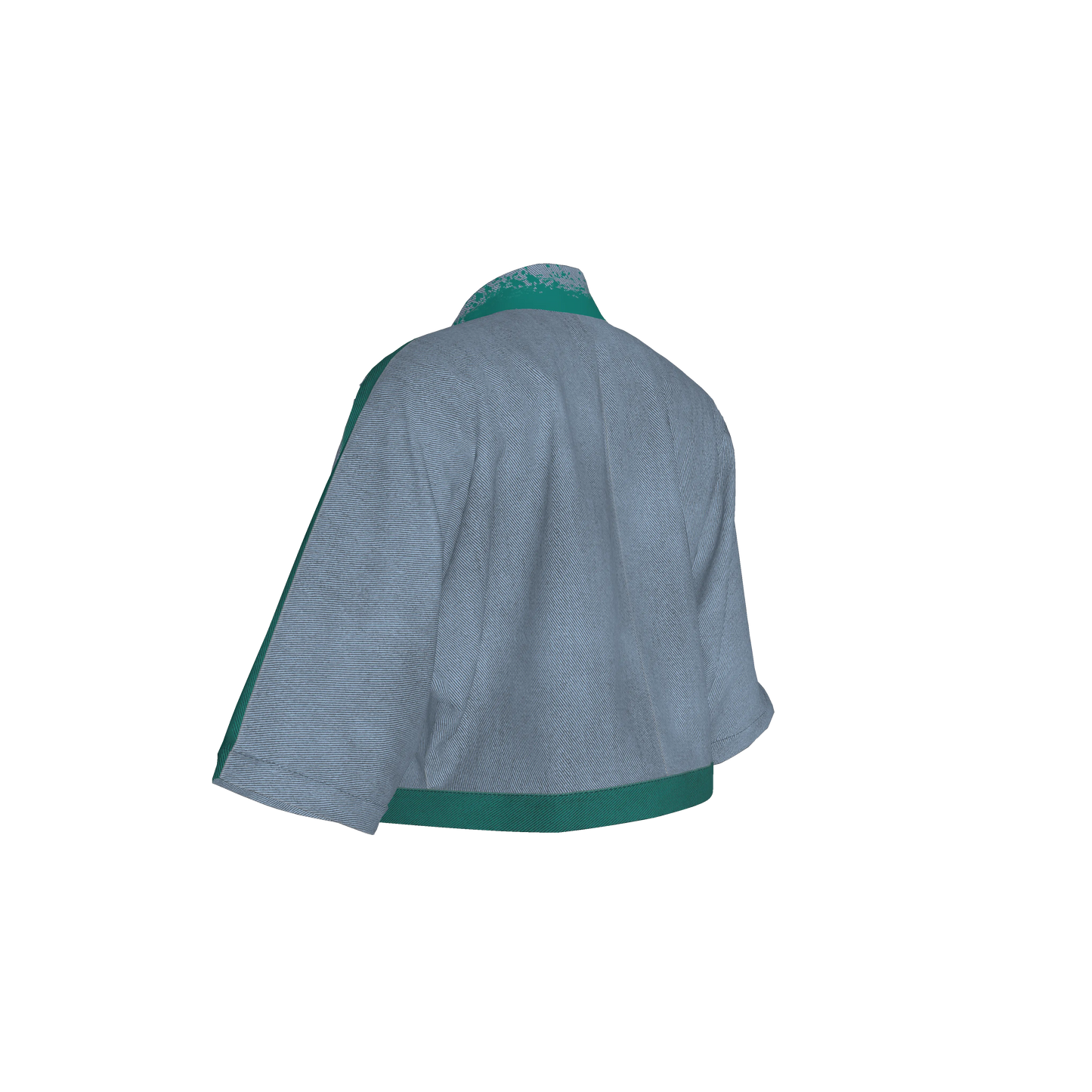 Kimono Sleeve Shirt in Lightweight Cotton Poplin