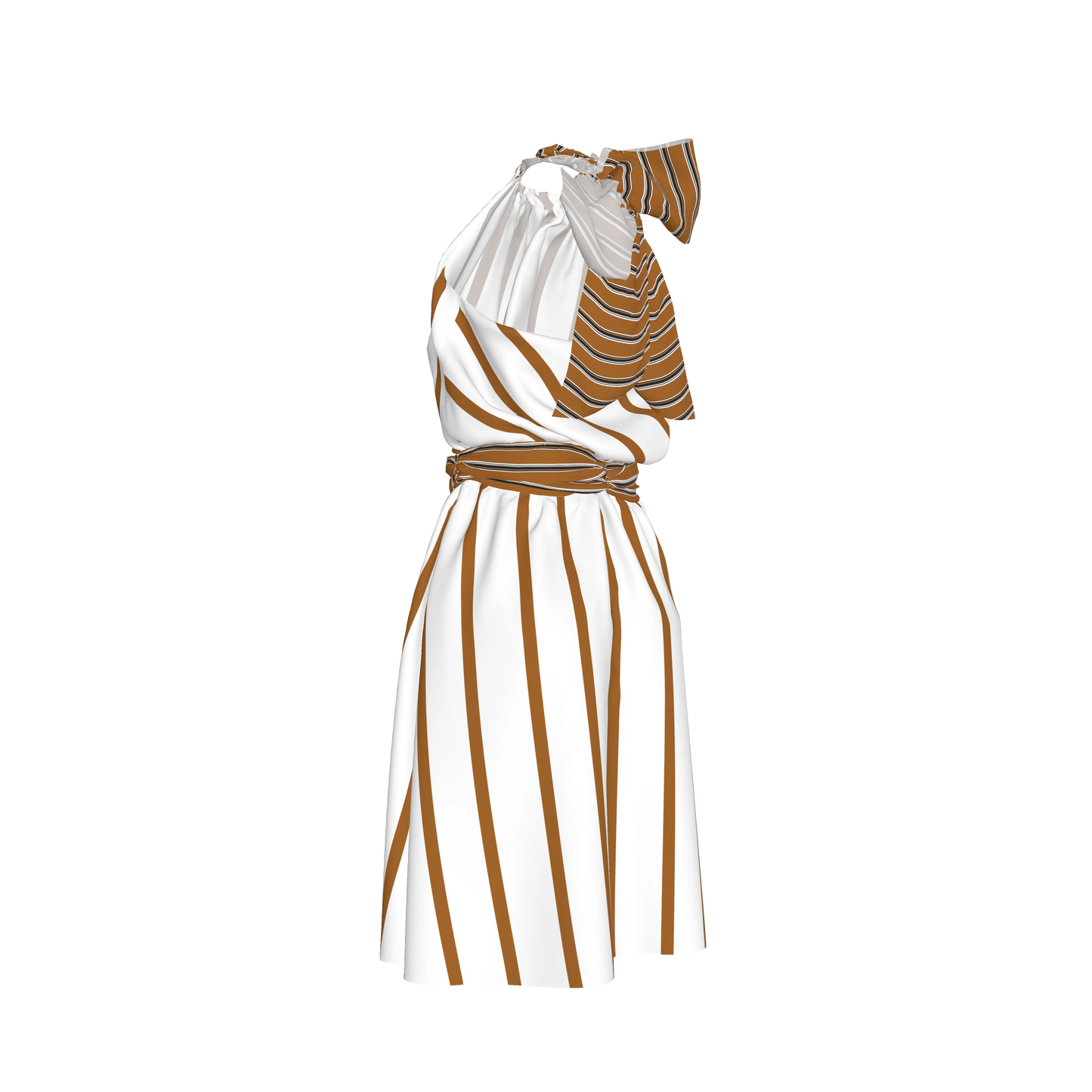 Knee Length Halter Dress