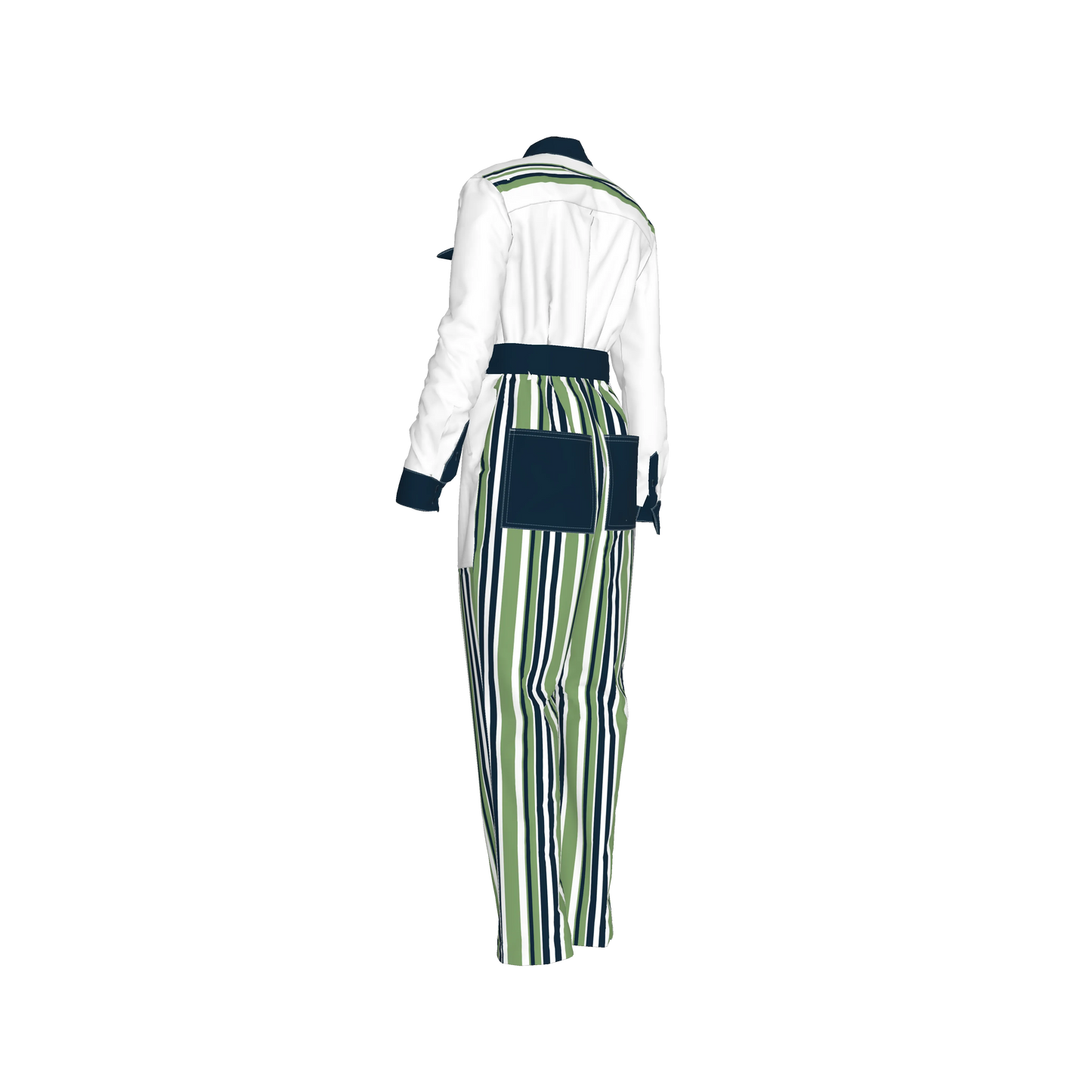 Button Front Jumpsuit