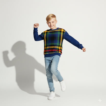 The Peoples Instinctive Plaid Sweatshirt
