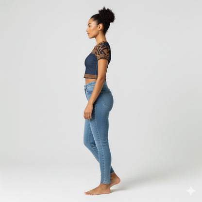 Gilded Cropped Tee