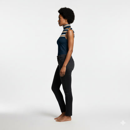 Sleeveless Turtleneck 