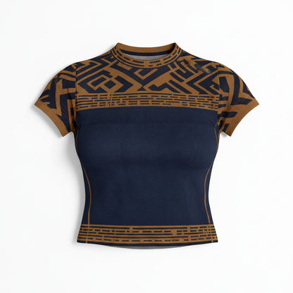 Gilded Cropped Tee