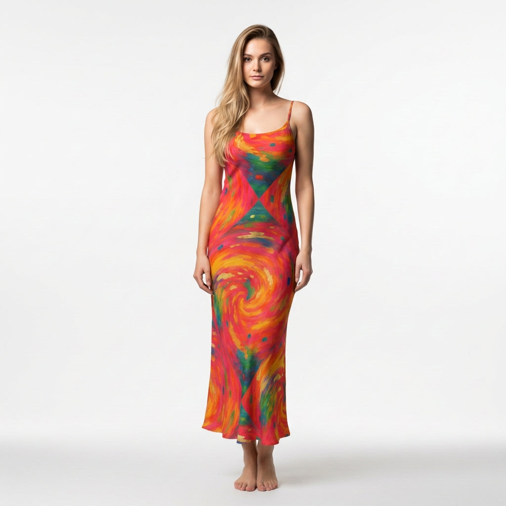 Bias Slip Dress Invisible – Lightweight Viscose Ecovero Rayon Crepe