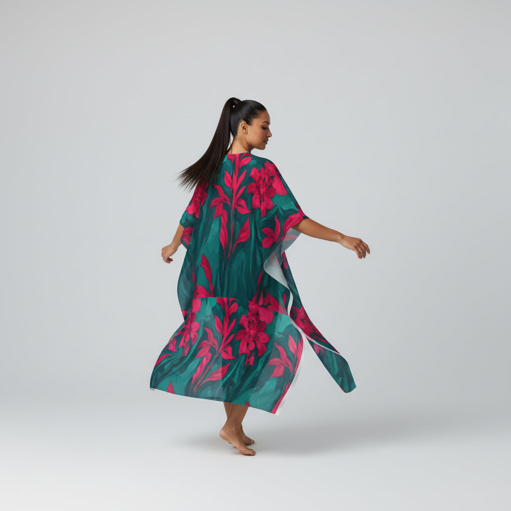 Caftan Pink Flowers