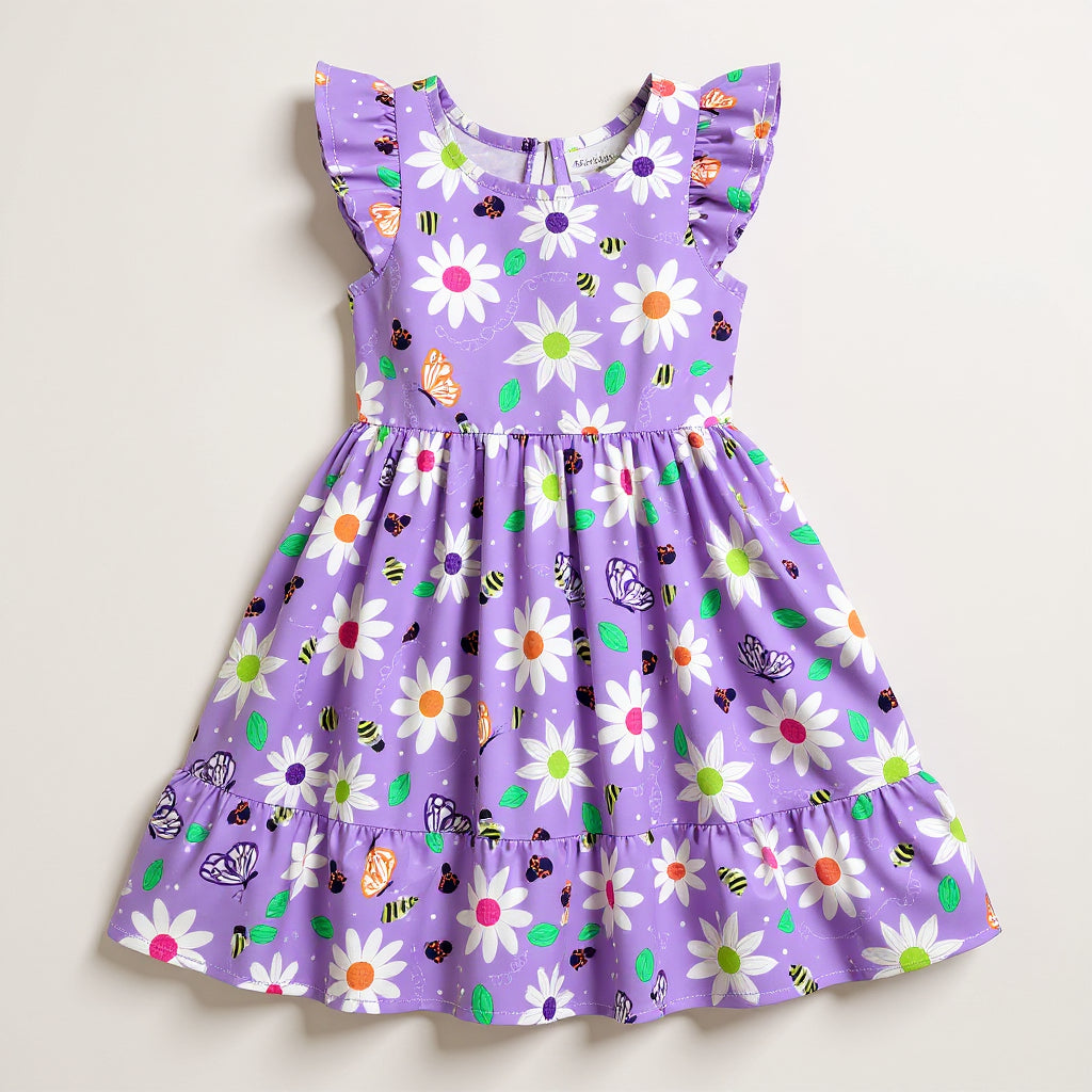 Sweet Spring Ruffled Dress