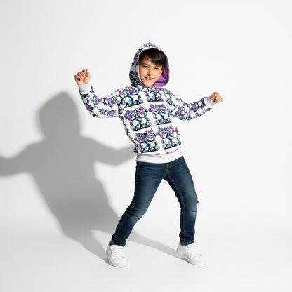 Unisex Twinning Blue Toxic Bears Hoodie 