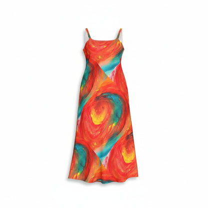 Bias Slip Dress Stormy Eye