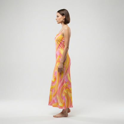 Bias Slip Dress Spring Pastels