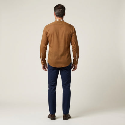 Basic Shirt Band Collar