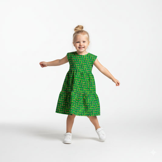 The Woven Blocks Dress