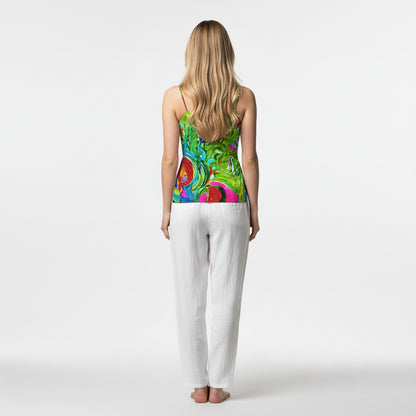 Camisole Pink Water Lilies