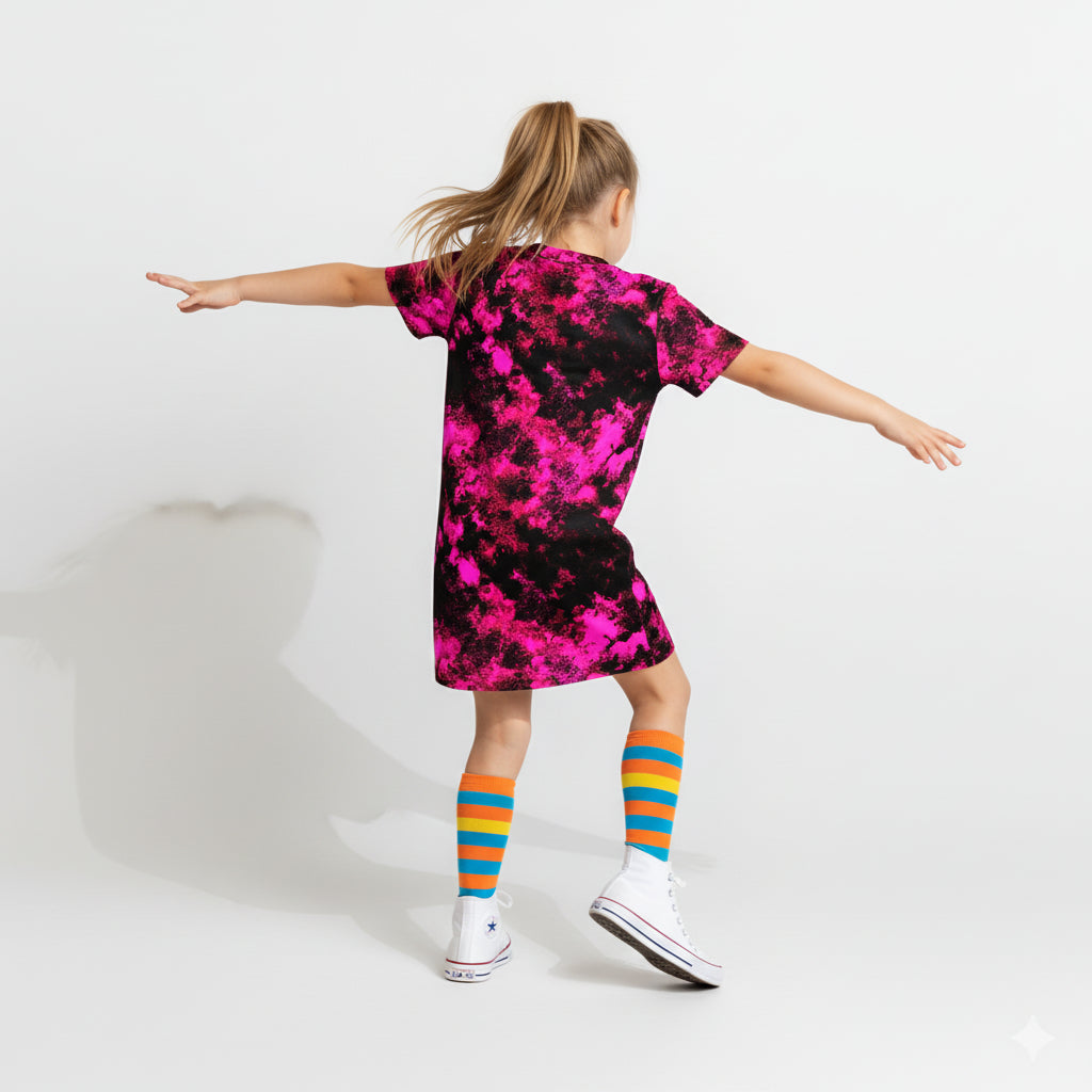 Punk Skull T-Shirt Dress