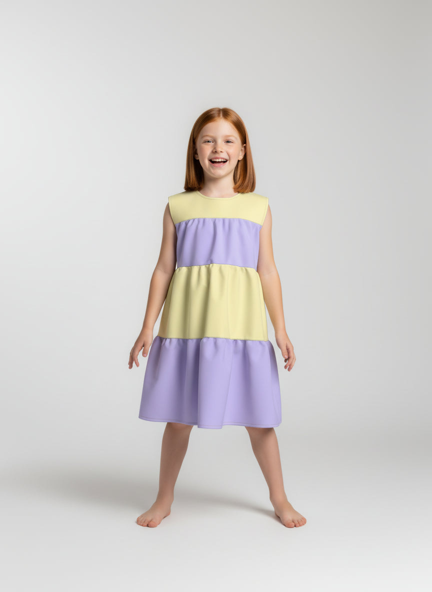 Southside Yellow Ruffle Dress 