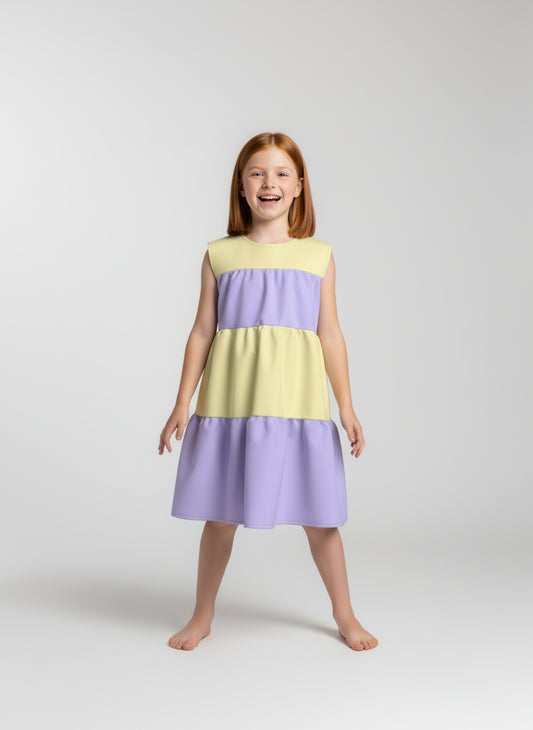 Southside Yellow Ruffle Dress 