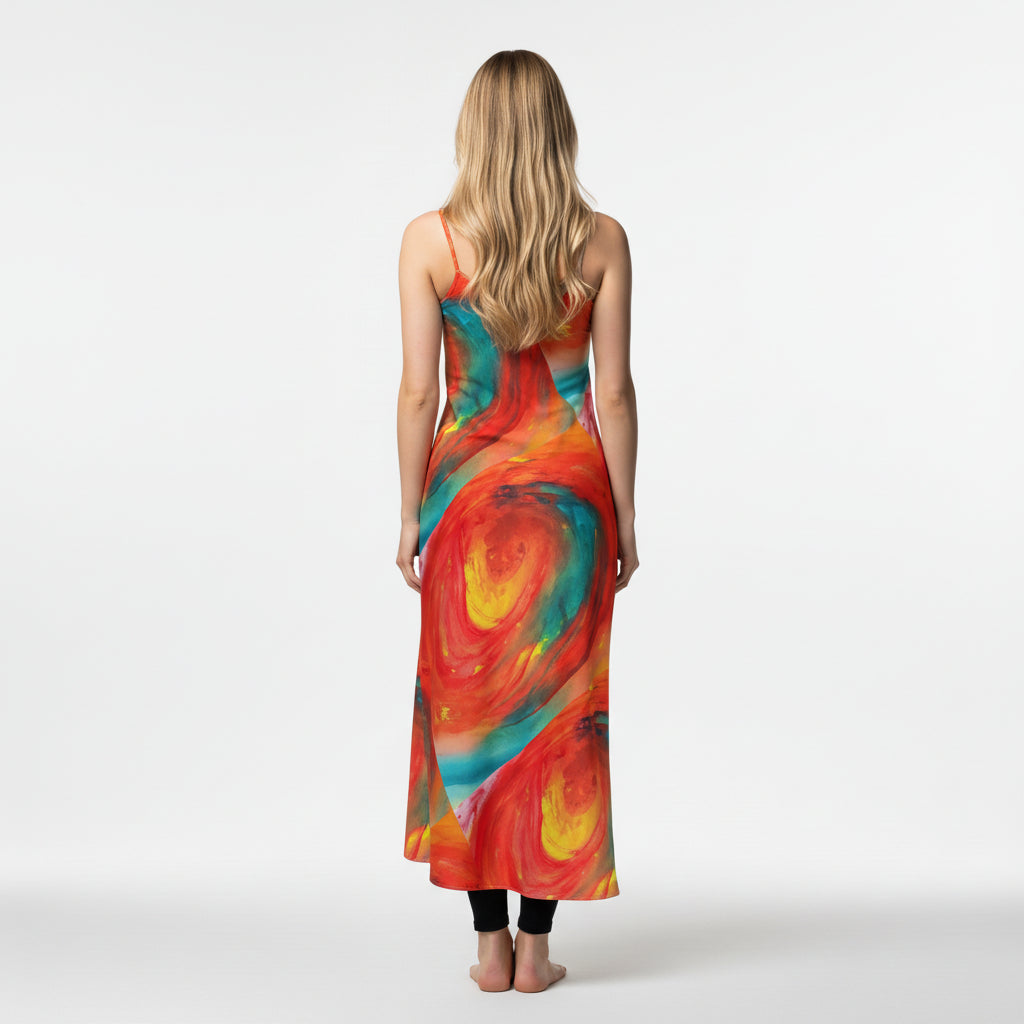 Bias Slip Dress Stormy Eye