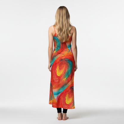 Bias Slip Dress Stormy Eye