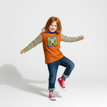 Oh Deer Top: Children’s Long Sleeve T-Shirt