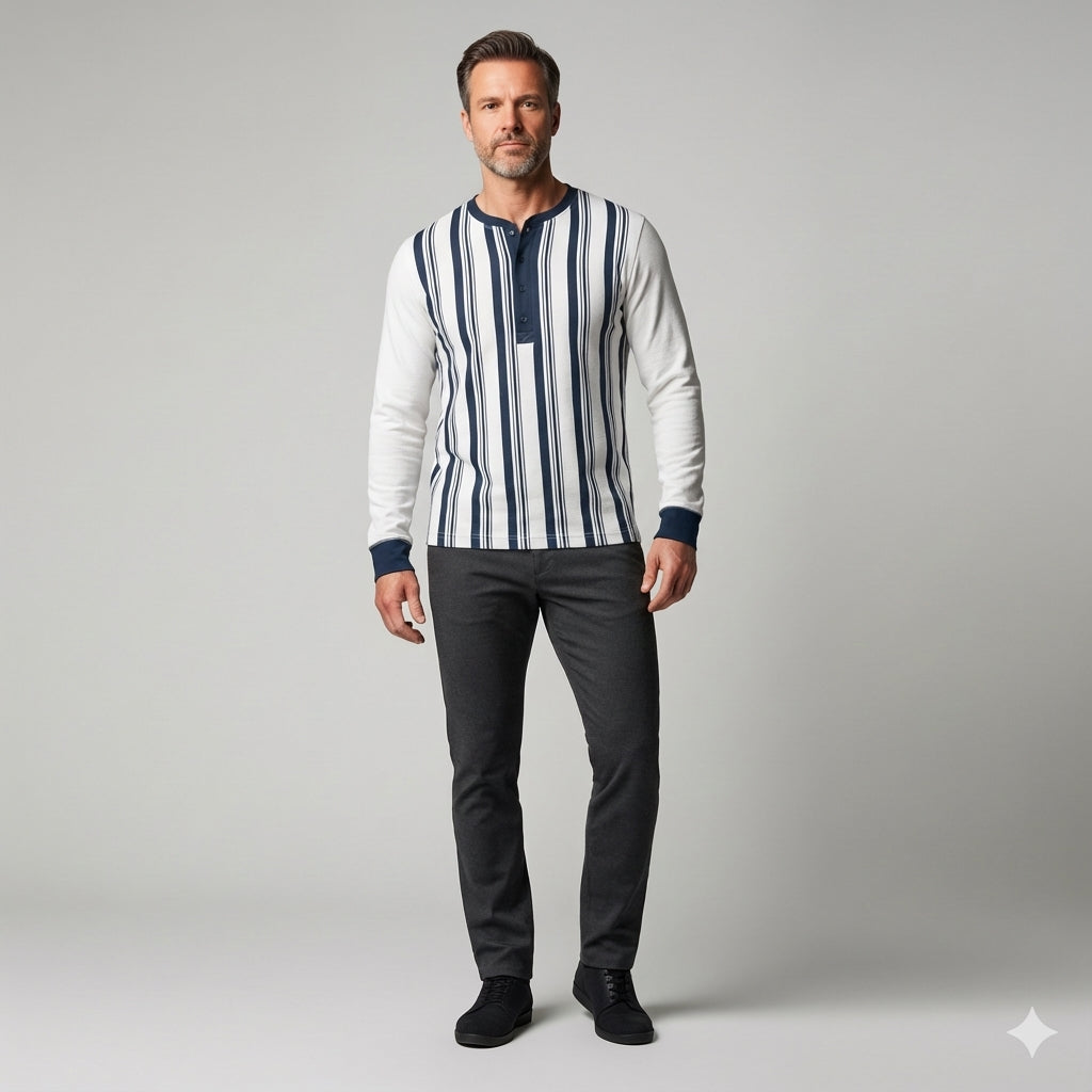 Long Sleeve Henley 