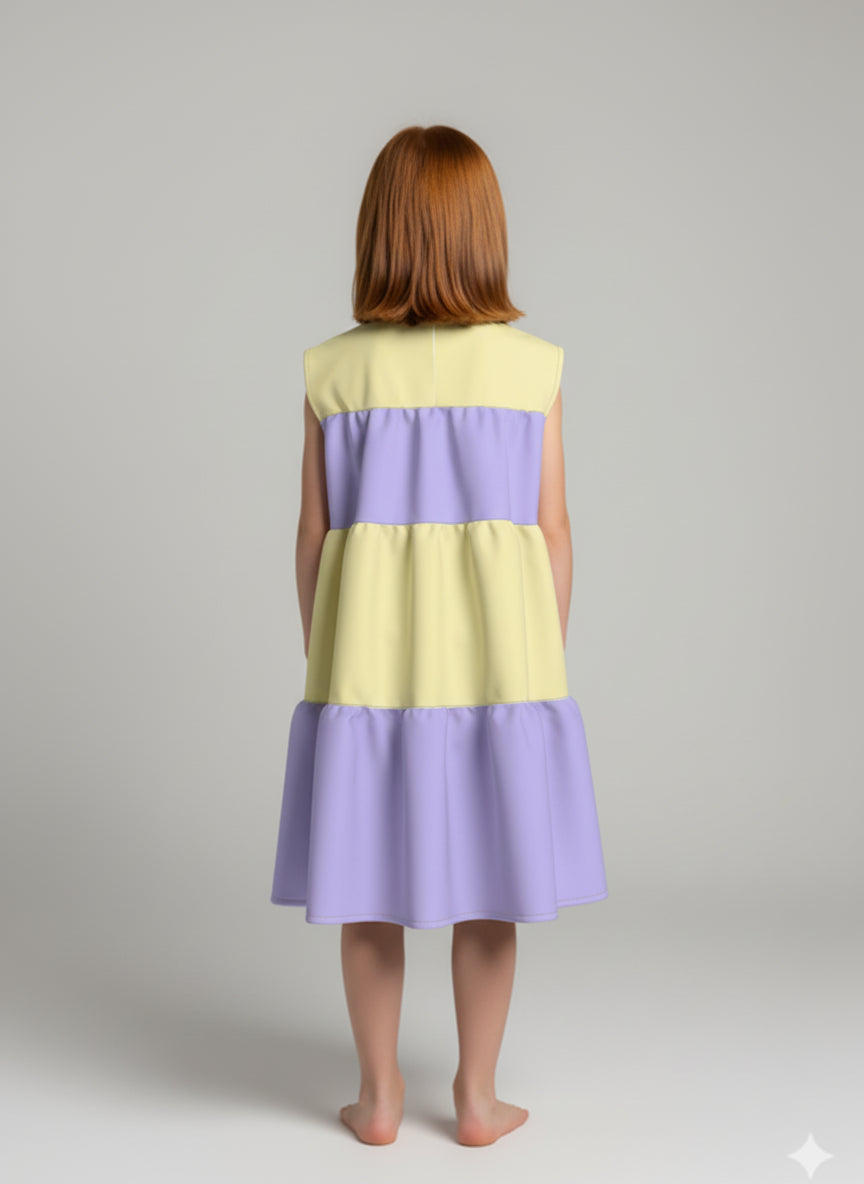 Southside Yellow Ruffle Dress 