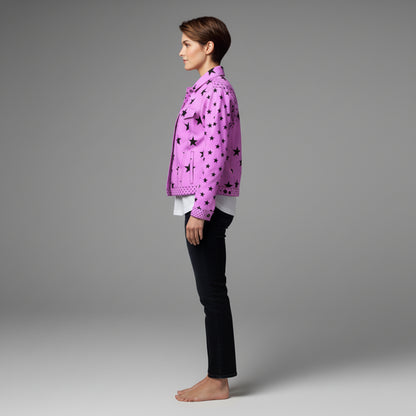 Starlit Heavy Stretch Cotton Jean Jacket