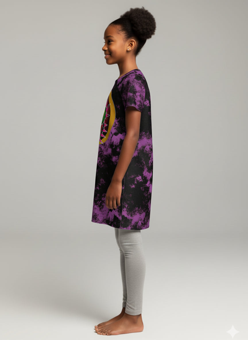 Punk Skull T-Shirt Dress