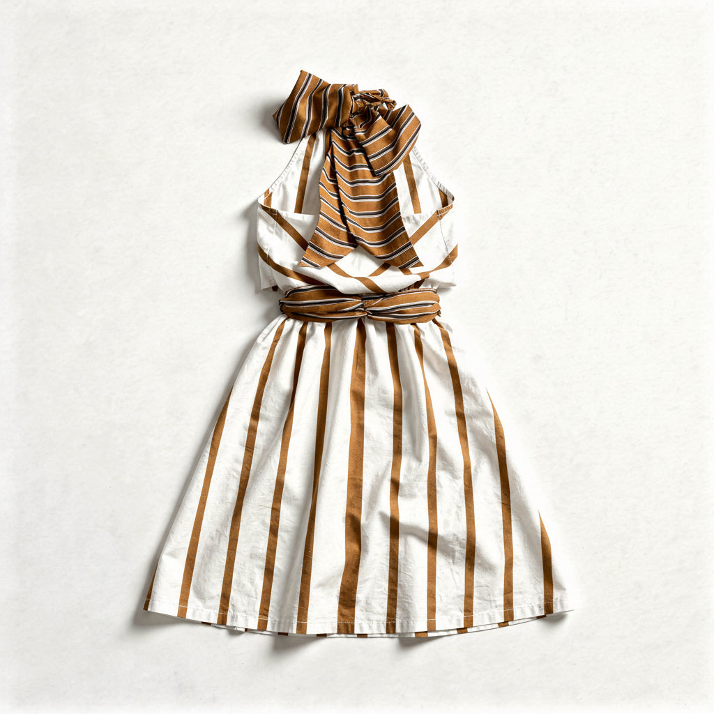 Knee Length Halter Dress