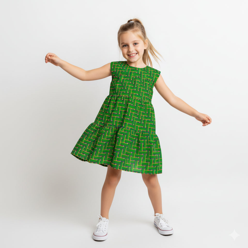 The Woven Blocks Dress