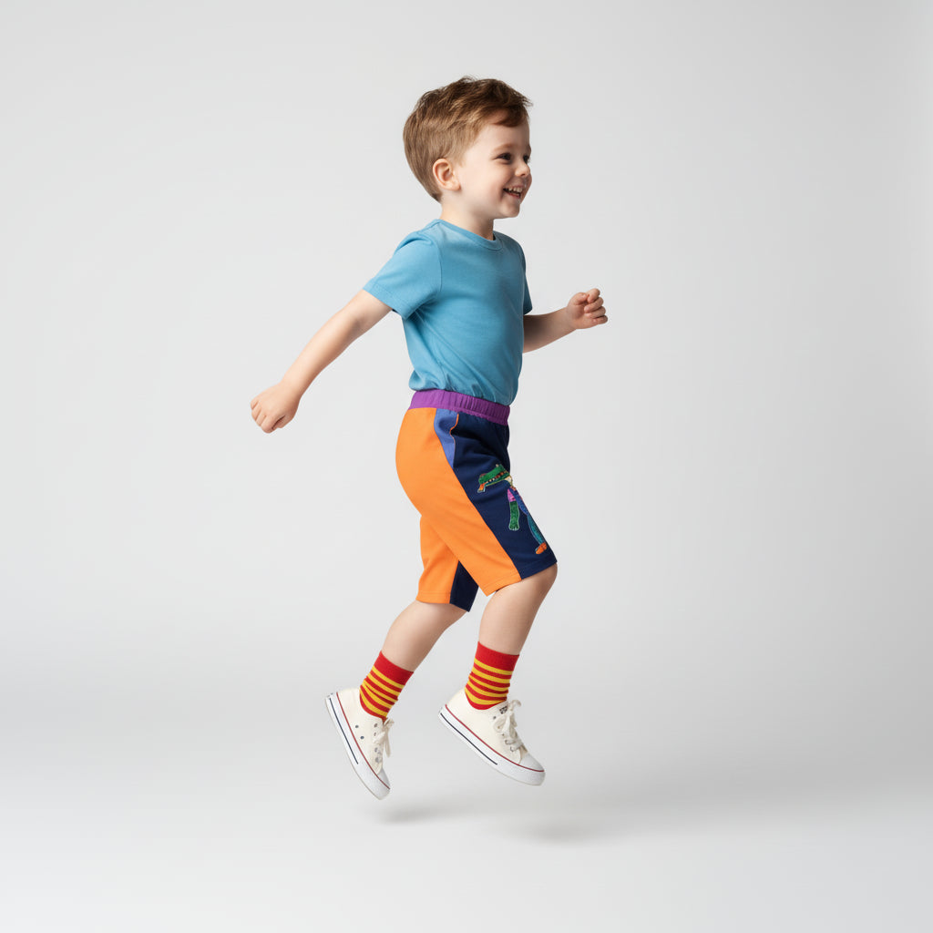 Croc-Star Shorts | Creature Comfort Children's Knit Shorts
