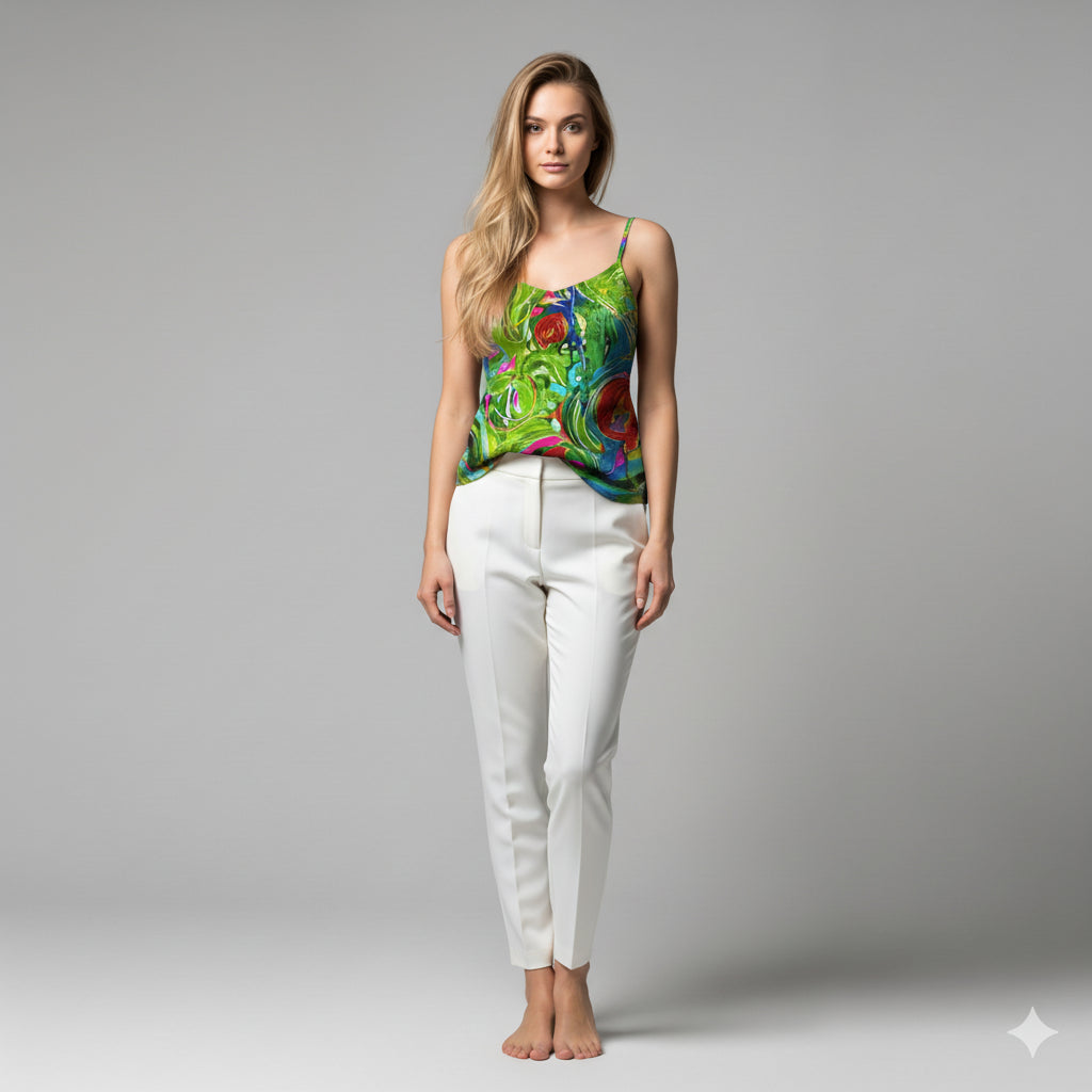 Camisole Pink Water Lilies