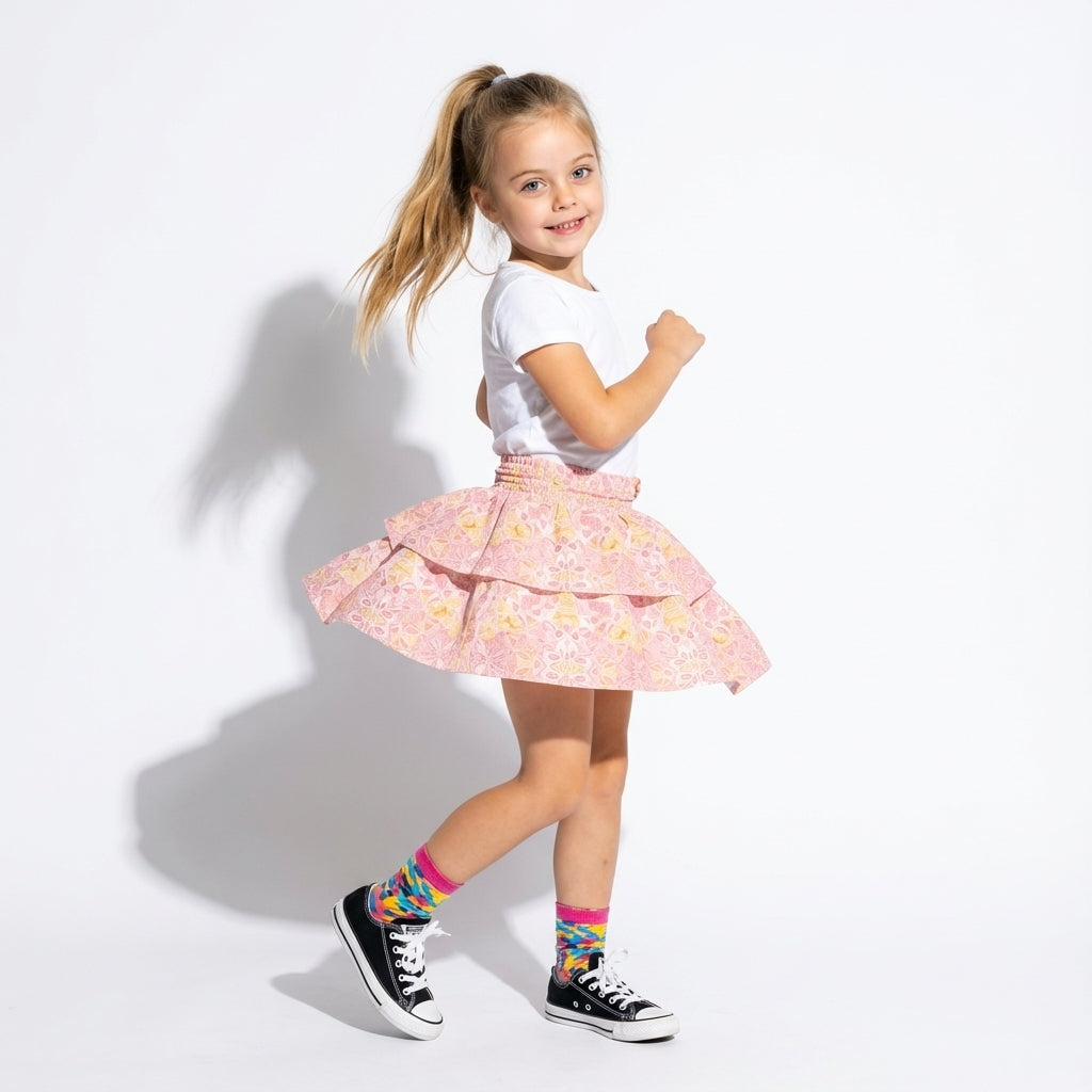 Collideiscope Ruffle Skirt