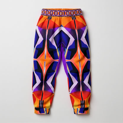Kaleidoscope Jogger in Fleece Back Stretch Organic Terry