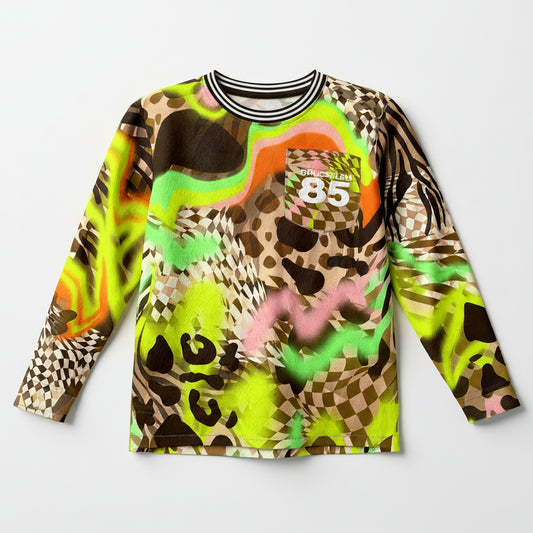 Kid's Wild Animal Long Sleeve T-Shirt