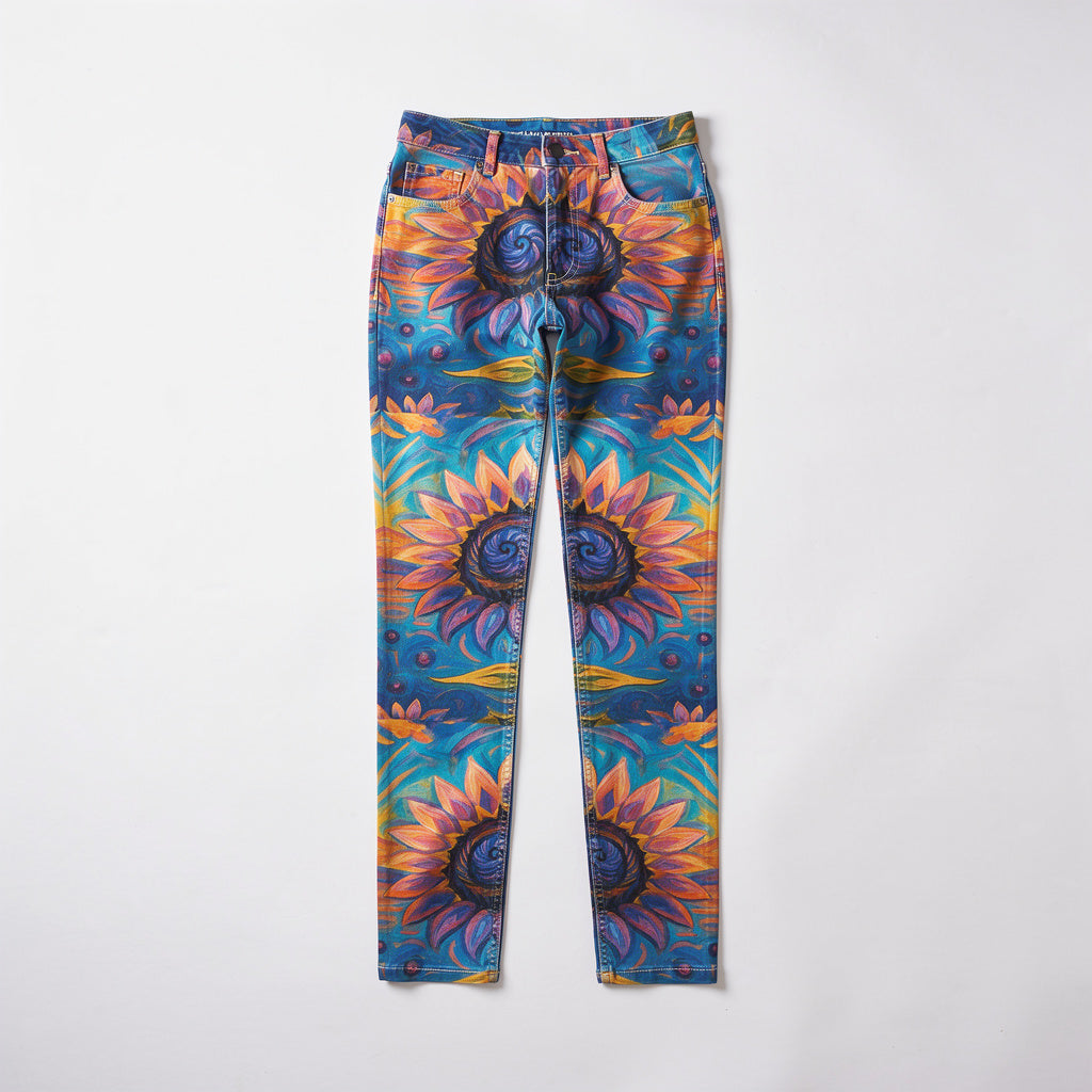 Skinny Jeans Sunflower Beach
