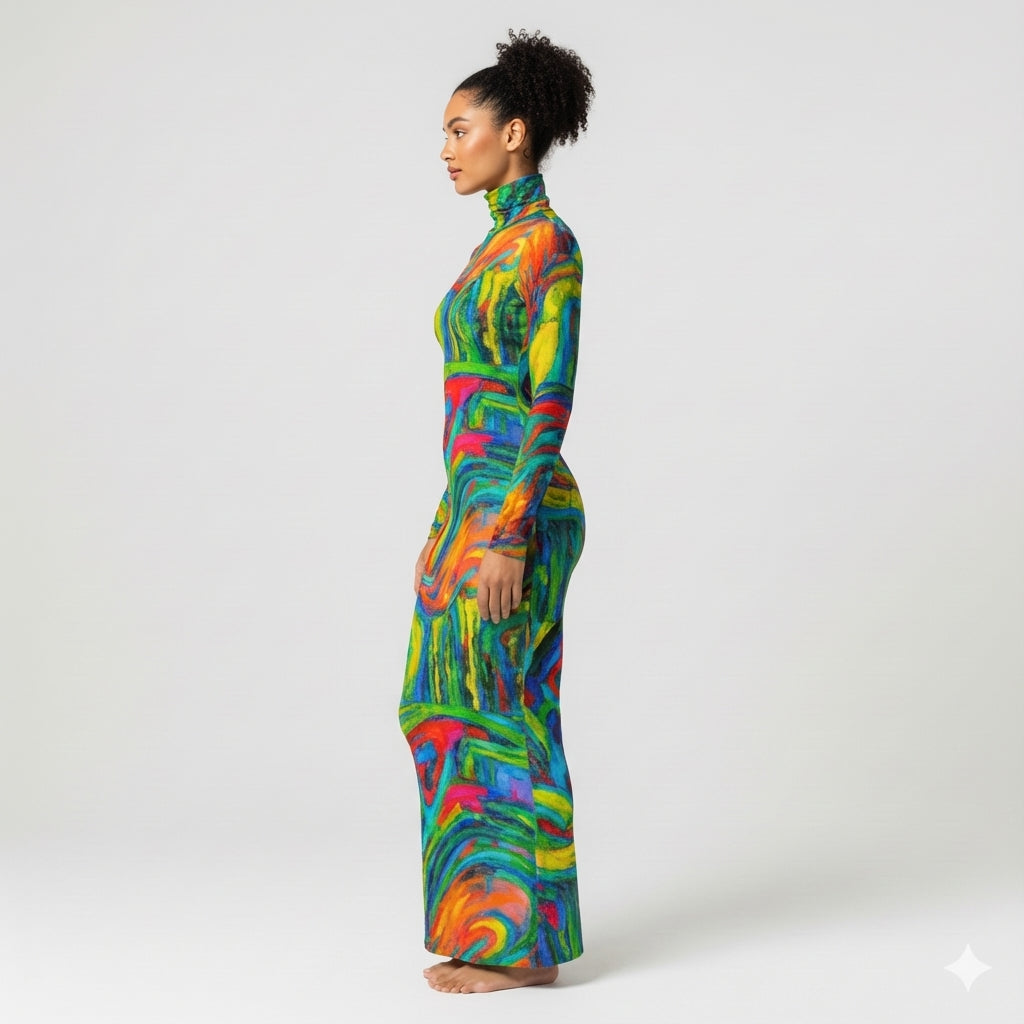 Sarong Maxi Green Jungle