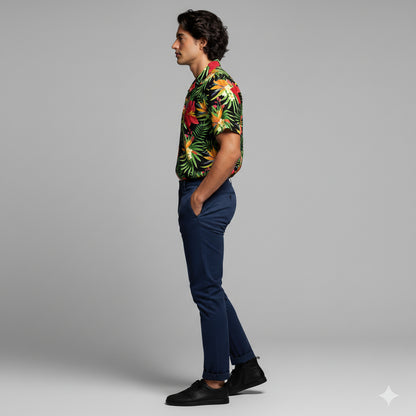 Organic Cotton Hawaiian Shirt – Camp Collar