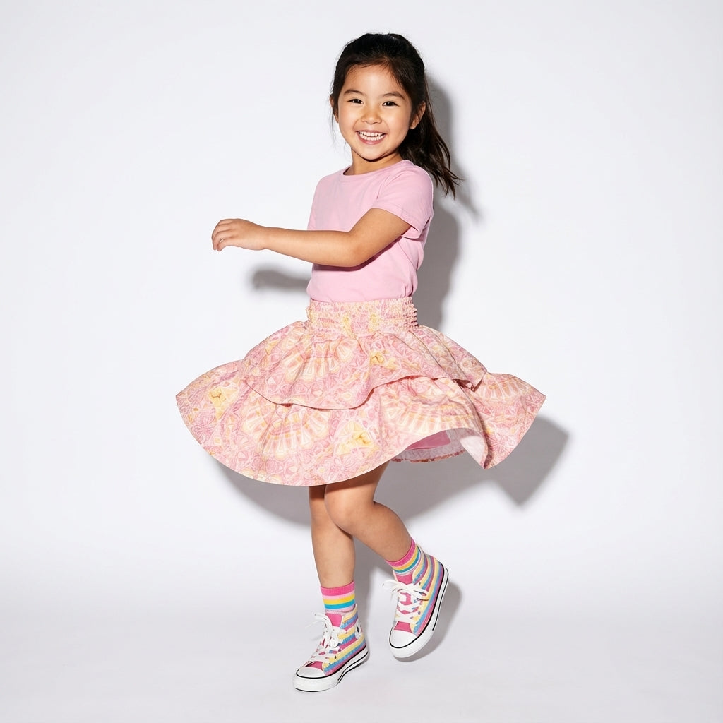 Collideiscope Ruffle Skirt