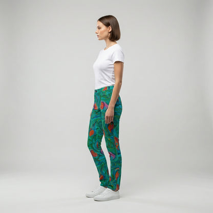 Skinny Jeans Floral Swamp – Slim Jeans in Heavyweight Stretch Cotton Denim