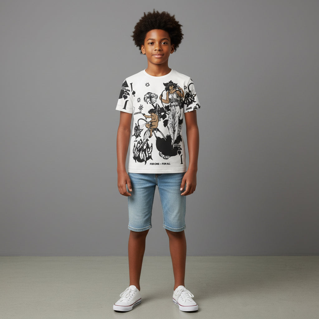 Madonna & Child Midweight Cotton Fleece T-shirt