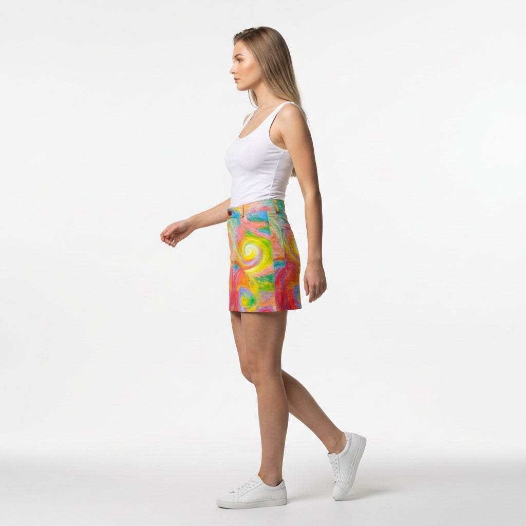 Denim Mini Skirt Multiverse