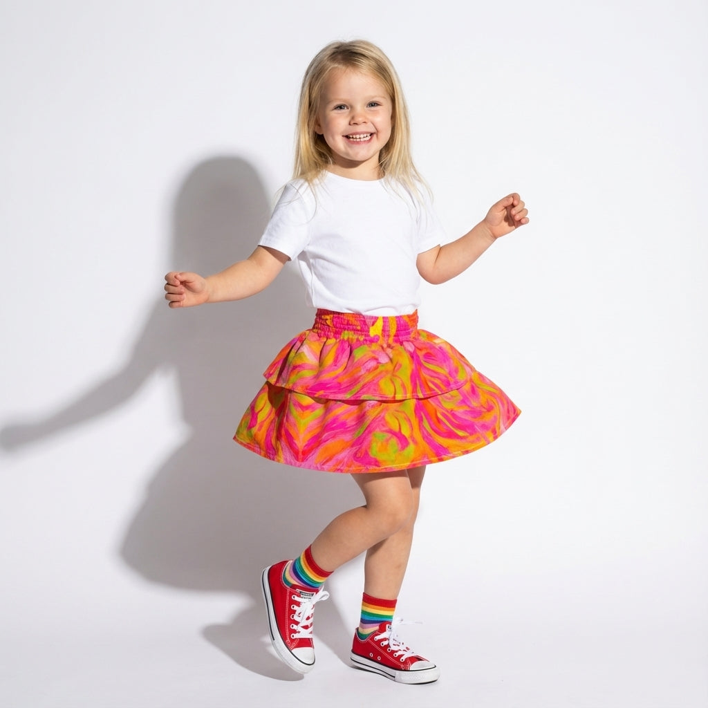 Kid's Skirt Pink Noodles