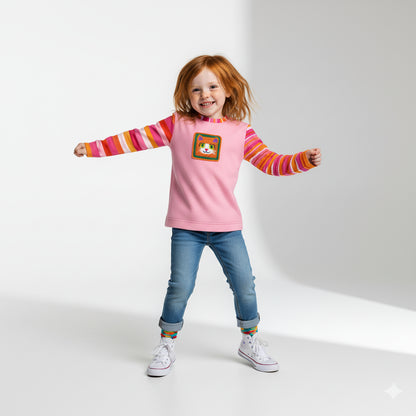 Ginger Cat Top – Children’s Long Sleeve T-Shirt