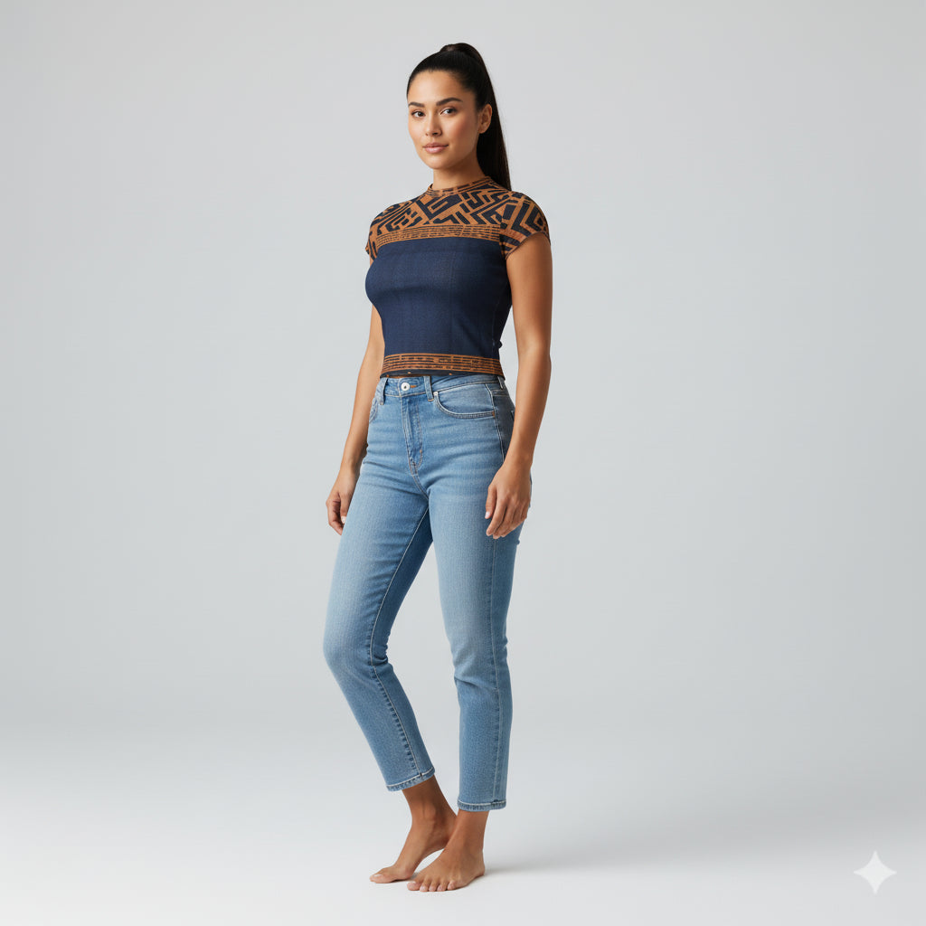 Gilded Cropped Tee
